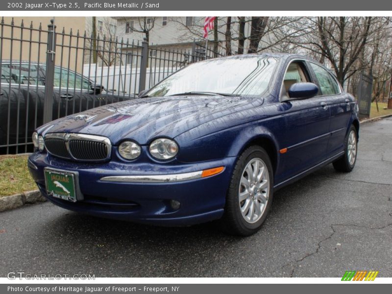 Pacific Blue Metallic / Sand 2002 Jaguar X-Type 2.5