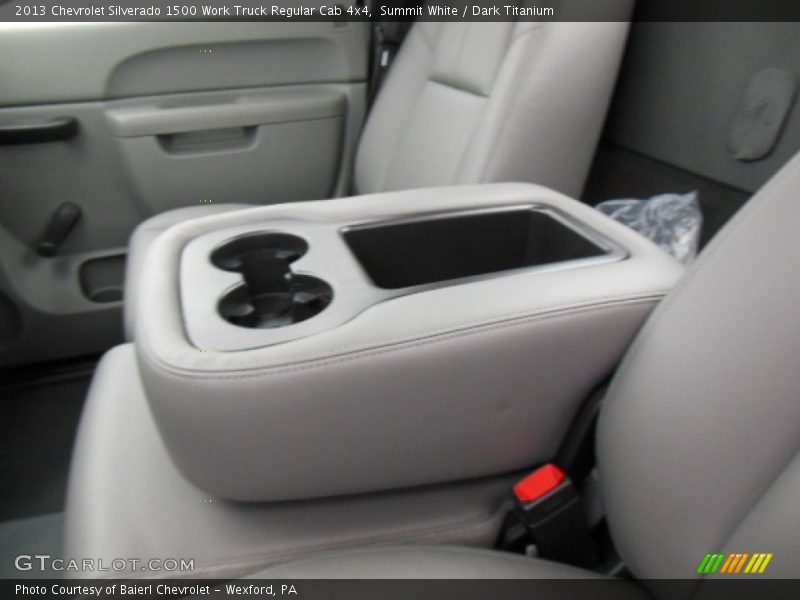 Summit White / Dark Titanium 2013 Chevrolet Silverado 1500 Work Truck Regular Cab 4x4