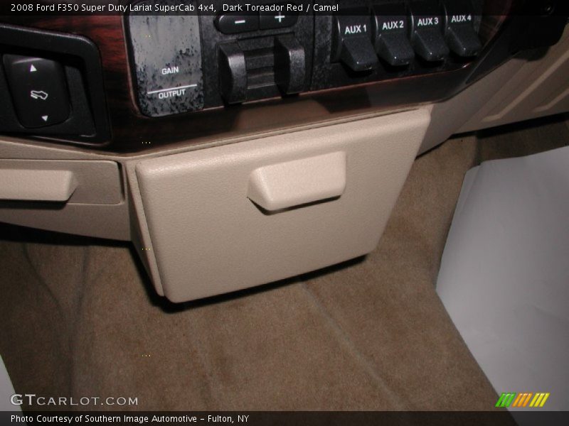 Dark Toreador Red / Camel 2008 Ford F350 Super Duty Lariat SuperCab 4x4