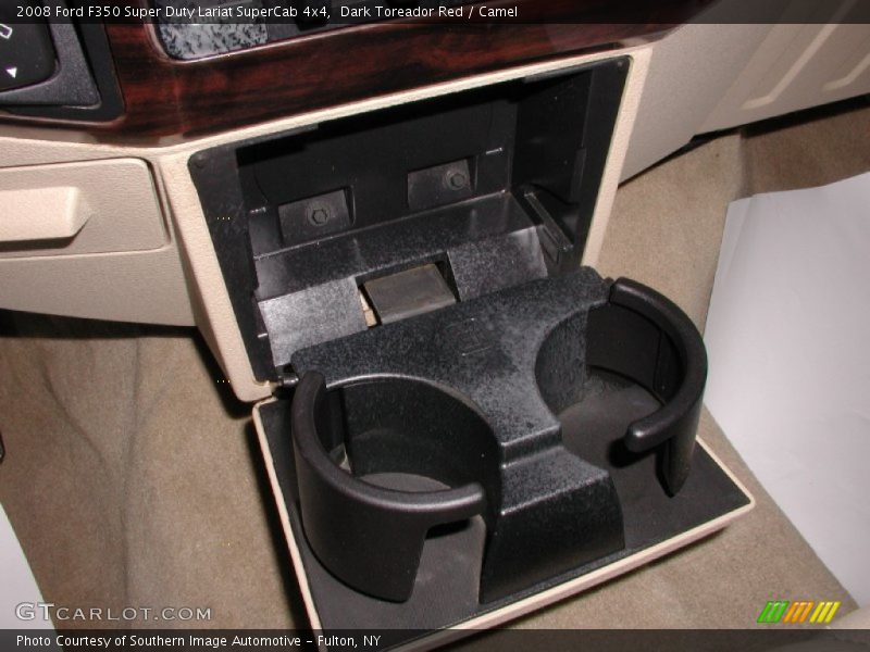 Dark Toreador Red / Camel 2008 Ford F350 Super Duty Lariat SuperCab 4x4