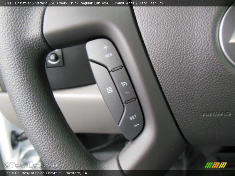 Summit White / Dark Titanium 2013 Chevrolet Silverado 1500 Work Truck Regular Cab 4x4