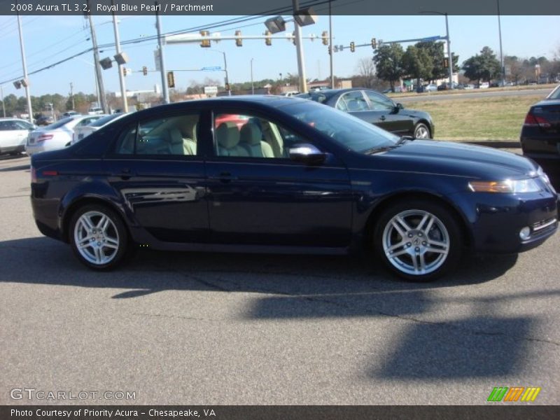 Royal Blue Pearl / Parchment 2008 Acura TL 3.2