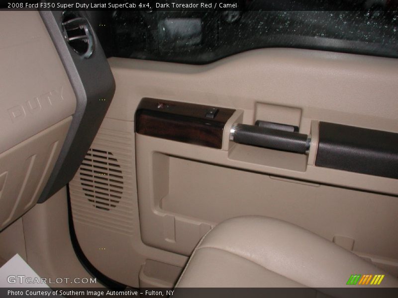Dark Toreador Red / Camel 2008 Ford F350 Super Duty Lariat SuperCab 4x4