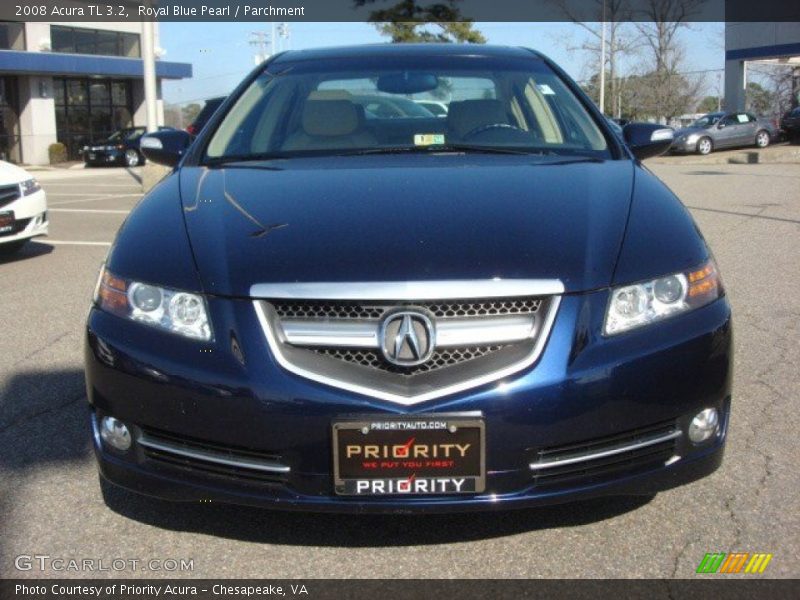 Royal Blue Pearl / Parchment 2008 Acura TL 3.2