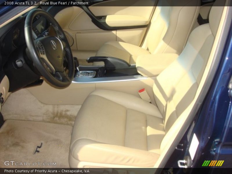 Front Seat of 2008 TL 3.2