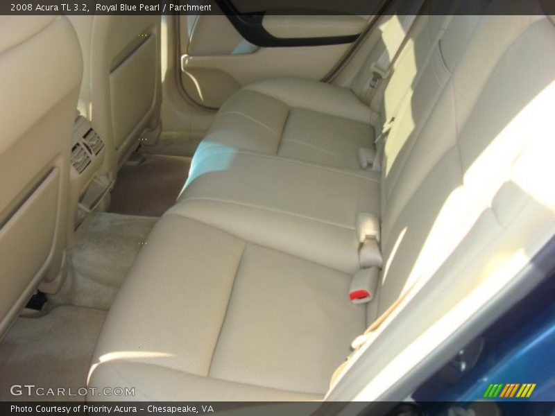 Rear Seat of 2008 TL 3.2