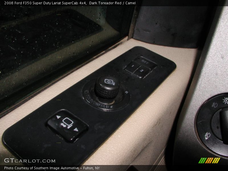 Dark Toreador Red / Camel 2008 Ford F350 Super Duty Lariat SuperCab 4x4