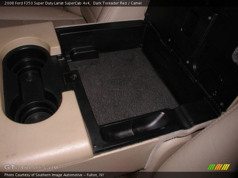 Dark Toreador Red / Camel 2008 Ford F350 Super Duty Lariat SuperCab 4x4