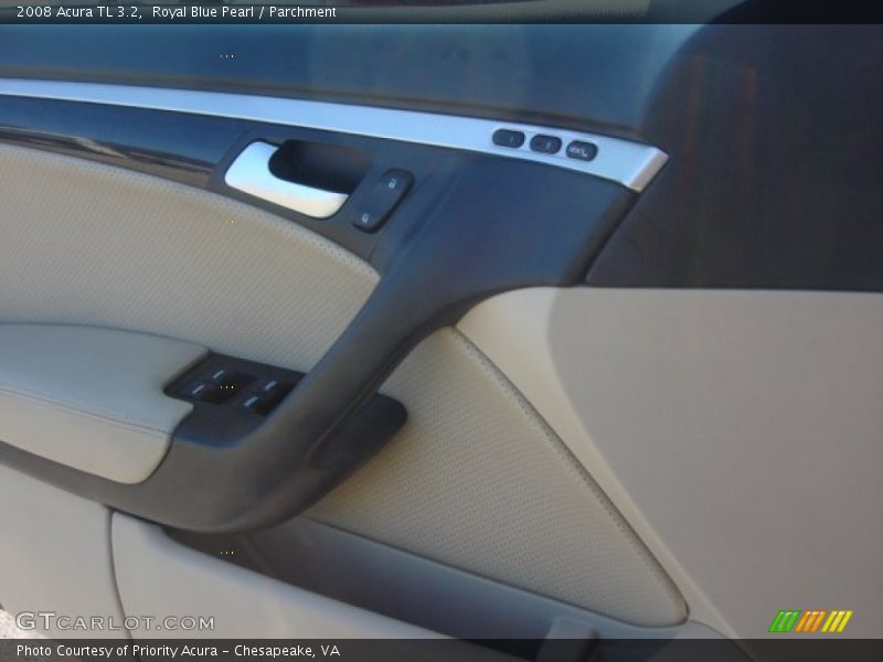 Royal Blue Pearl / Parchment 2008 Acura TL 3.2