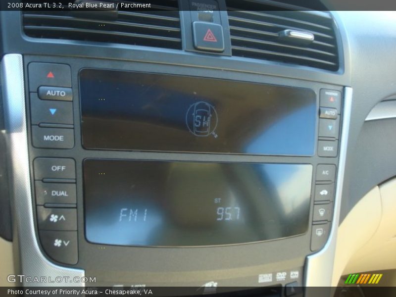 Royal Blue Pearl / Parchment 2008 Acura TL 3.2