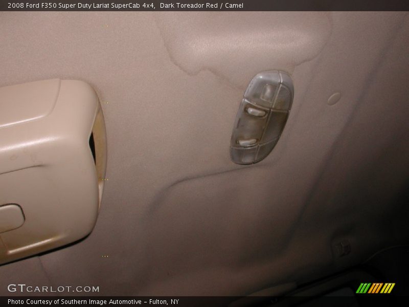 Dark Toreador Red / Camel 2008 Ford F350 Super Duty Lariat SuperCab 4x4