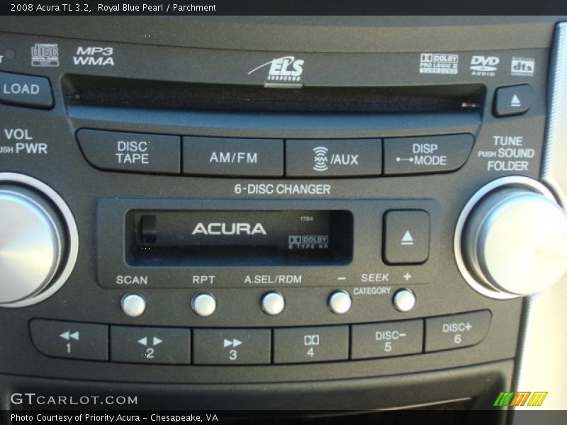 Audio System of 2008 TL 3.2