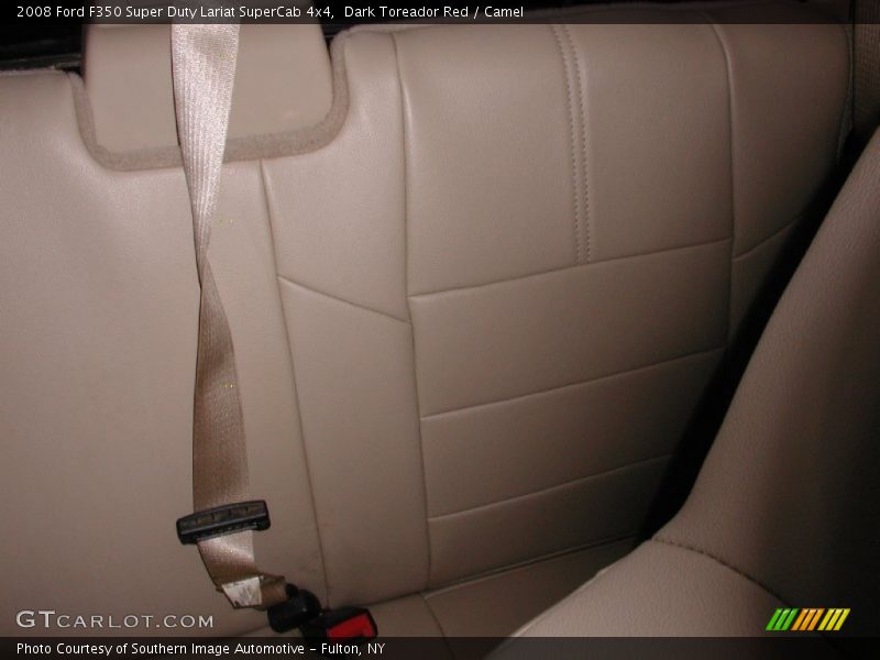 Dark Toreador Red / Camel 2008 Ford F350 Super Duty Lariat SuperCab 4x4