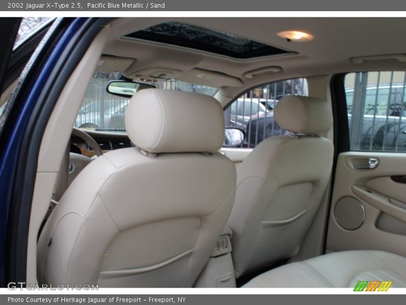 Pacific Blue Metallic / Sand 2002 Jaguar X-Type 2.5
