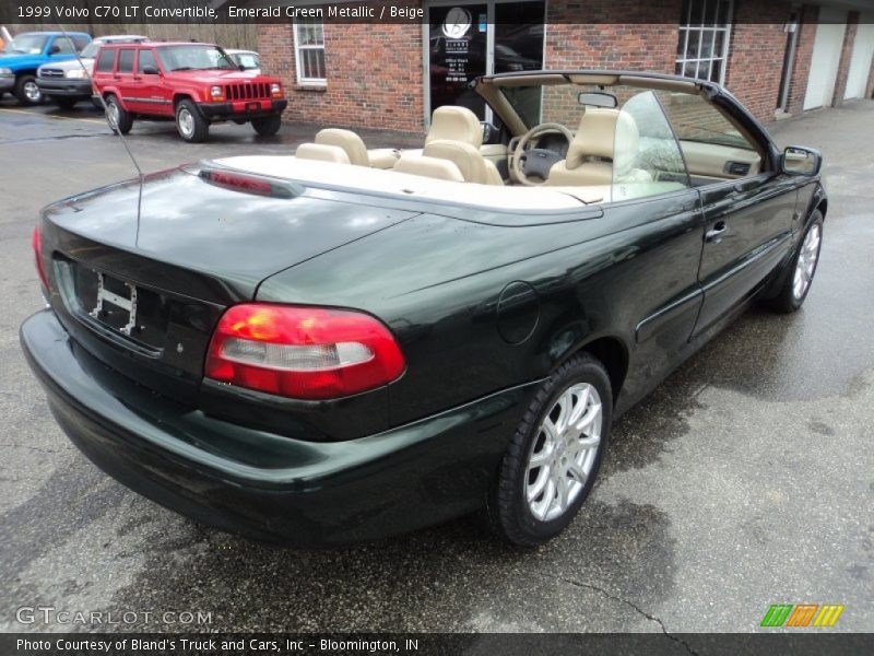 Emerald Green Metallic / Beige 1999 Volvo C70 LT Convertible