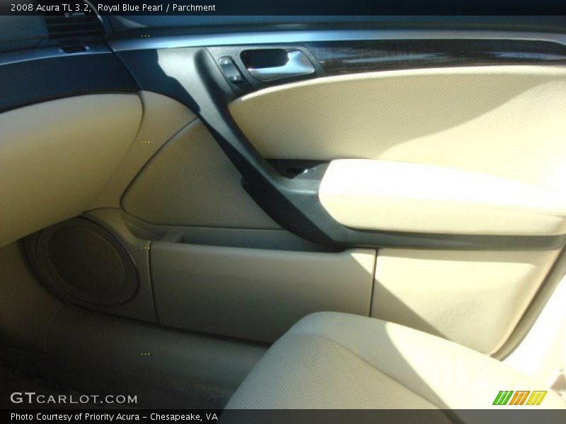 Royal Blue Pearl / Parchment 2008 Acura TL 3.2