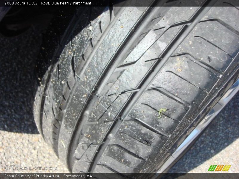 Royal Blue Pearl / Parchment 2008 Acura TL 3.2