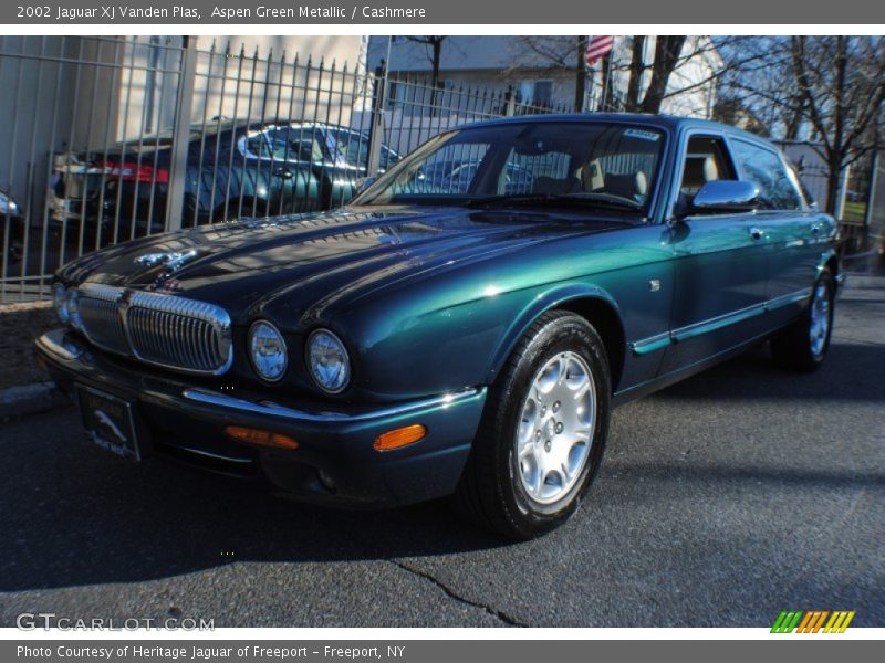 Aspen Green Metallic / Cashmere 2002 Jaguar XJ Vanden Plas
