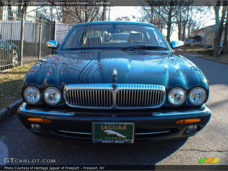 Aspen Green Metallic / Cashmere 2002 Jaguar XJ Vanden Plas