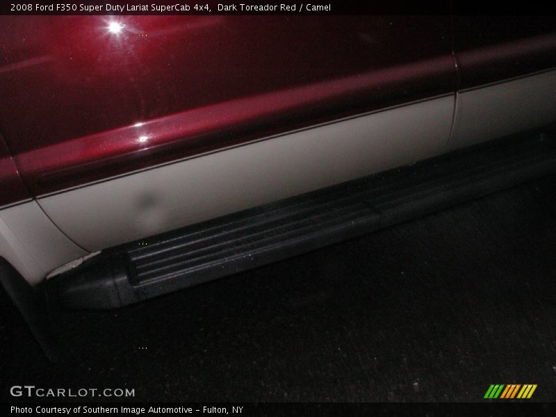 Dark Toreador Red / Camel 2008 Ford F350 Super Duty Lariat SuperCab 4x4