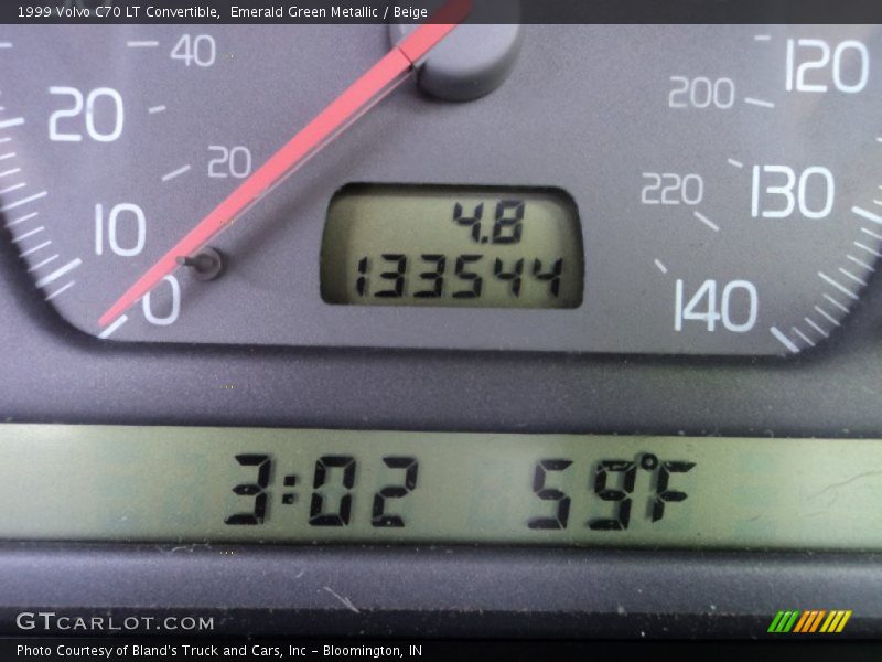 Emerald Green Metallic / Beige 1999 Volvo C70 LT Convertible