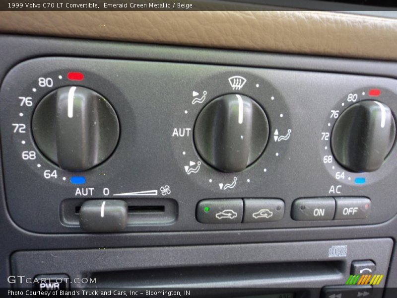 Emerald Green Metallic / Beige 1999 Volvo C70 LT Convertible