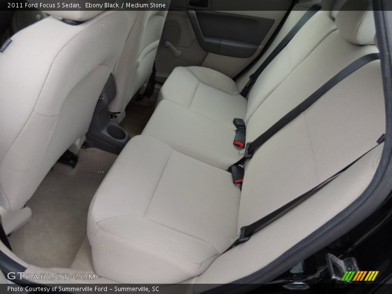 Ebony Black / Medium Stone 2011 Ford Focus S Sedan