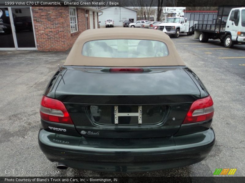 Emerald Green Metallic / Beige 1999 Volvo C70 LT Convertible