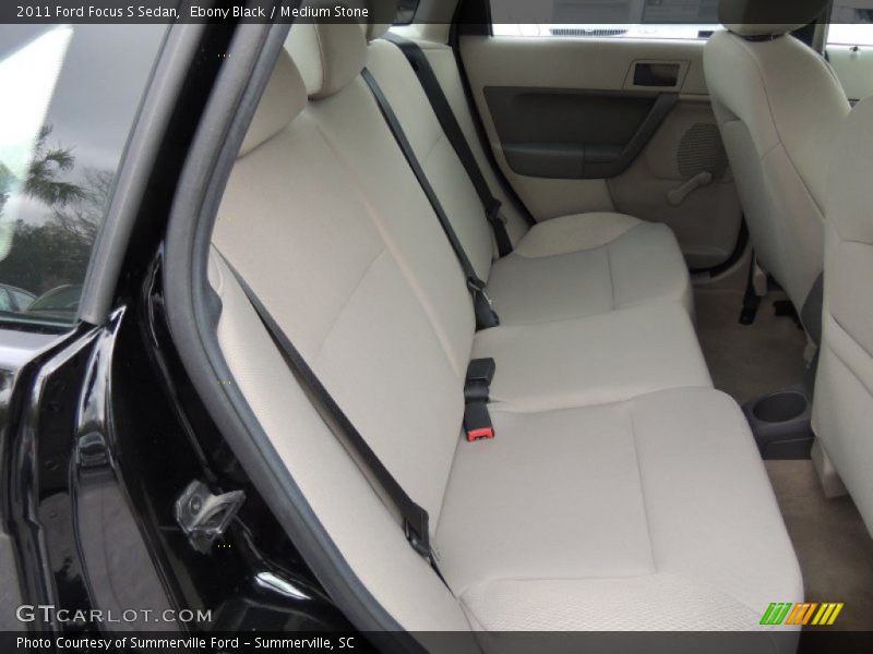 Ebony Black / Medium Stone 2011 Ford Focus S Sedan