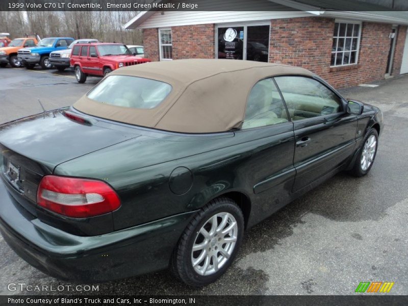 Emerald Green Metallic / Beige 1999 Volvo C70 LT Convertible