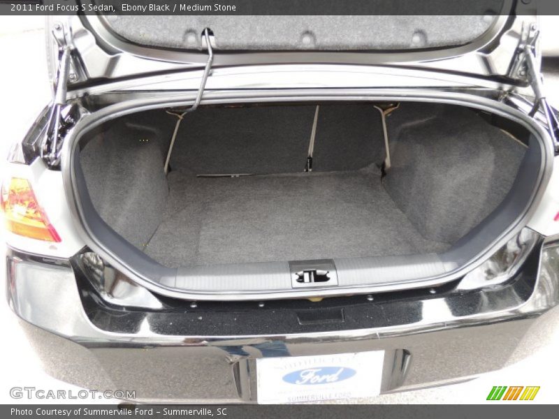 Ebony Black / Medium Stone 2011 Ford Focus S Sedan
