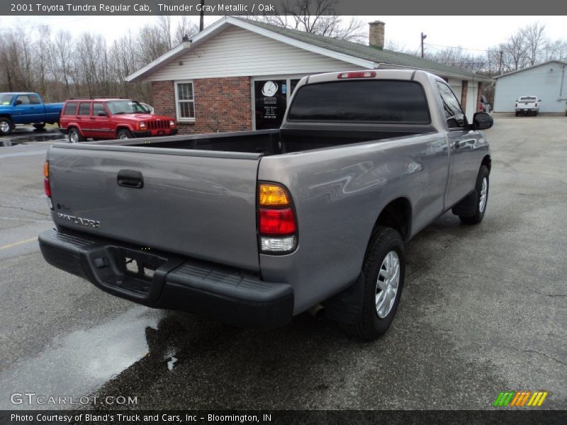 Thunder Gray Metallic / Oak 2001 Toyota Tundra Regular Cab