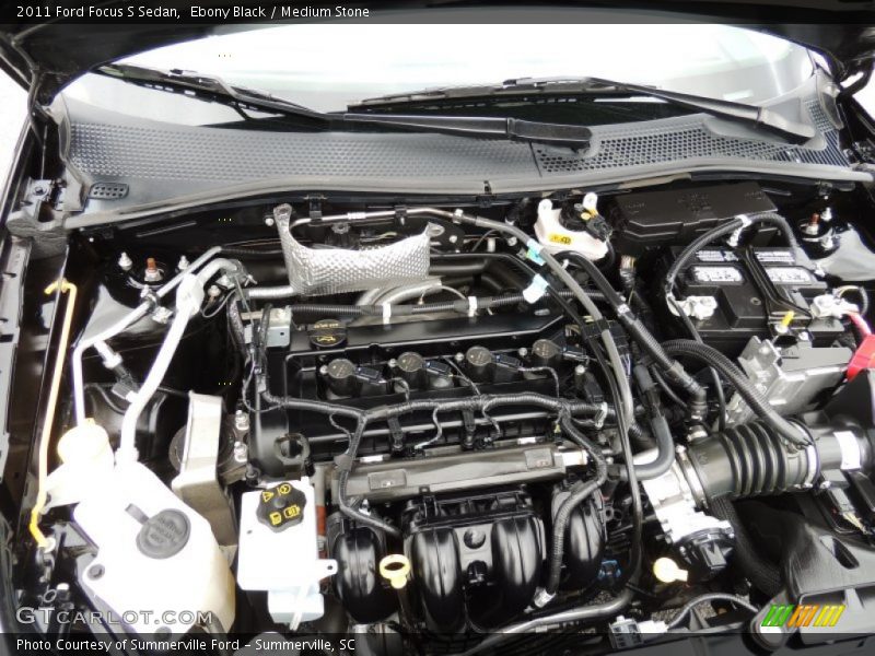 Ebony Black / Medium Stone 2011 Ford Focus S Sedan