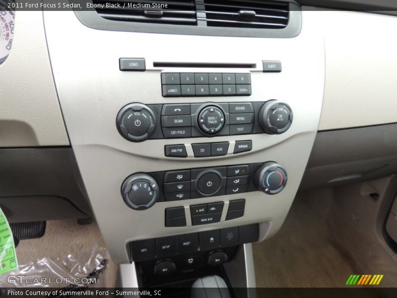Ebony Black / Medium Stone 2011 Ford Focus S Sedan