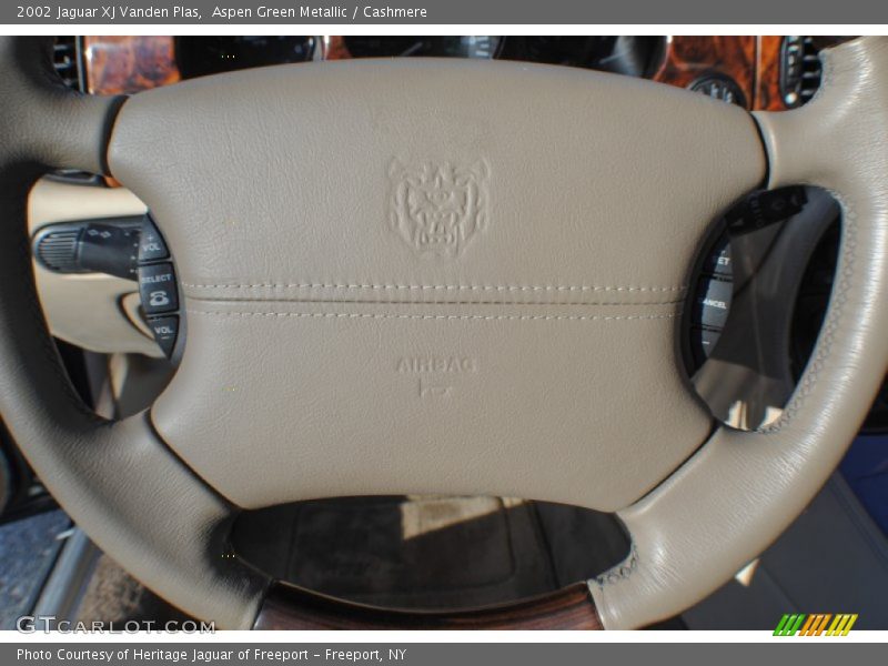 Aspen Green Metallic / Cashmere 2002 Jaguar XJ Vanden Plas