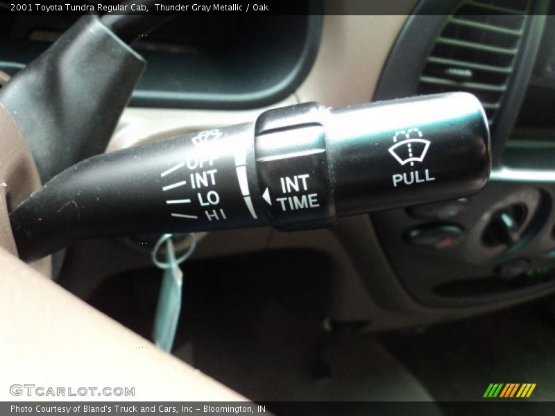 Thunder Gray Metallic / Oak 2001 Toyota Tundra Regular Cab