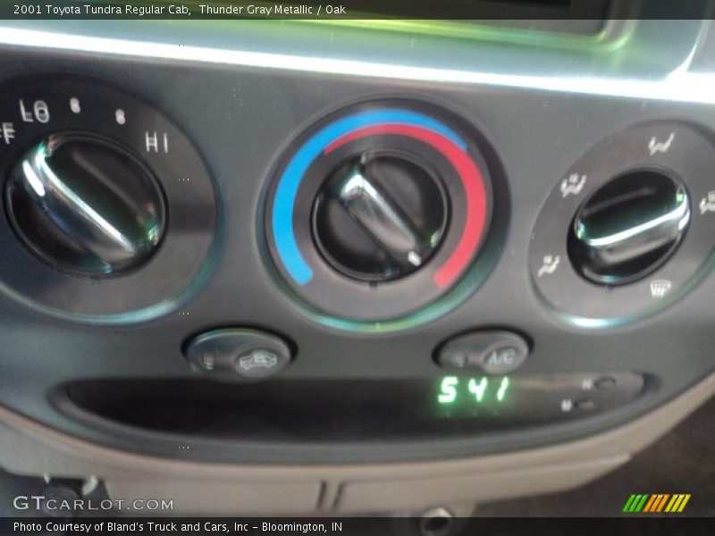Thunder Gray Metallic / Oak 2001 Toyota Tundra Regular Cab