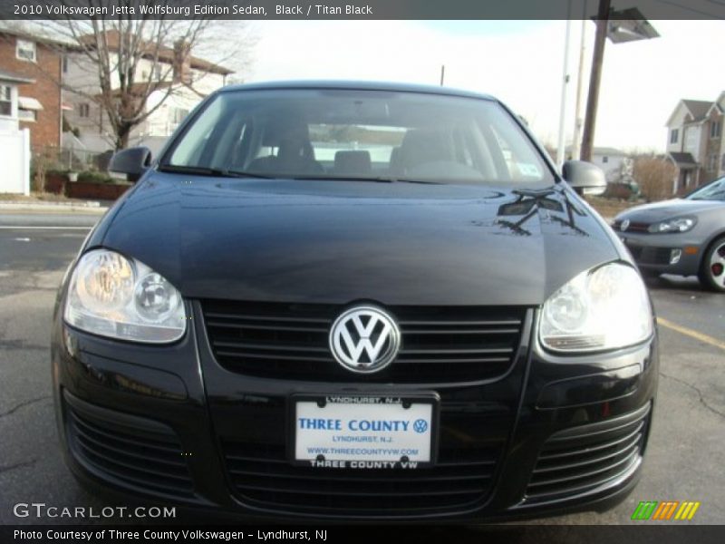 Black / Titan Black 2010 Volkswagen Jetta Wolfsburg Edition Sedan