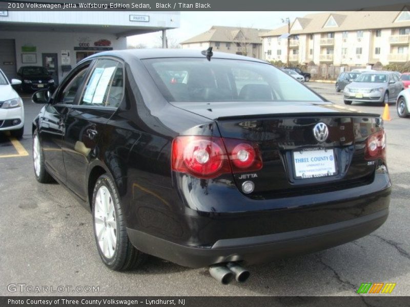 Black / Titan Black 2010 Volkswagen Jetta Wolfsburg Edition Sedan