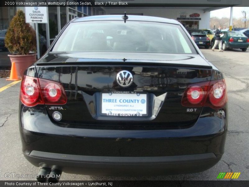 Black / Titan Black 2010 Volkswagen Jetta Wolfsburg Edition Sedan