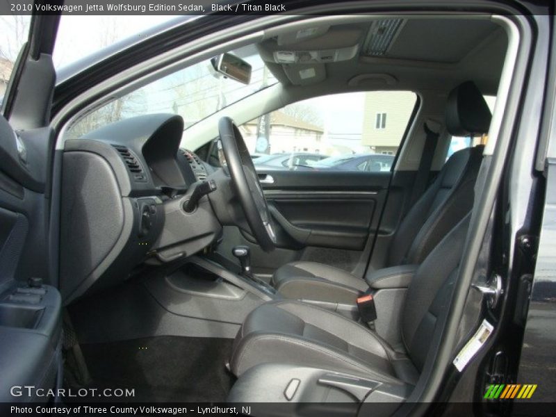 Black / Titan Black 2010 Volkswagen Jetta Wolfsburg Edition Sedan