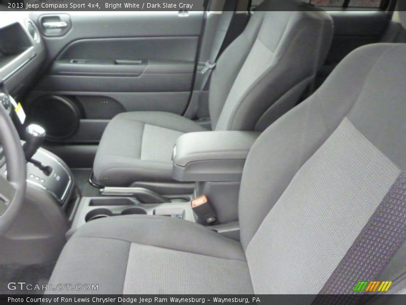 Bright White / Dark Slate Gray 2013 Jeep Compass Sport 4x4