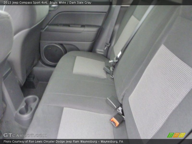 Bright White / Dark Slate Gray 2013 Jeep Compass Sport 4x4