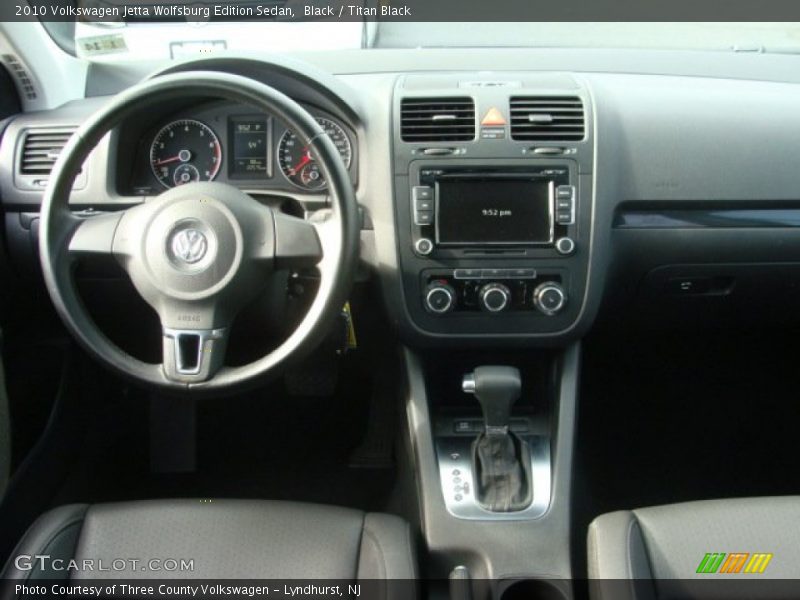 Black / Titan Black 2010 Volkswagen Jetta Wolfsburg Edition Sedan