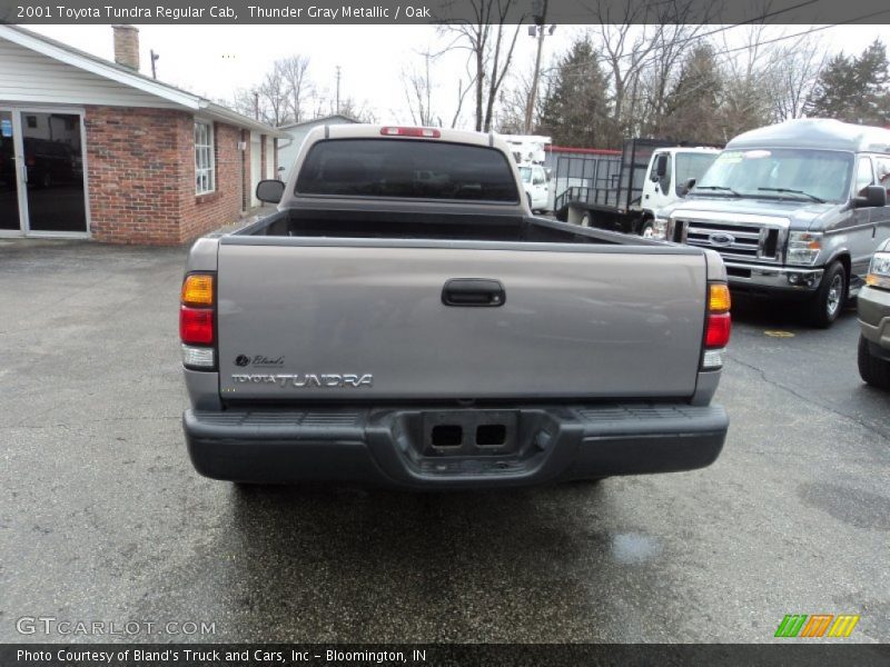 Thunder Gray Metallic / Oak 2001 Toyota Tundra Regular Cab