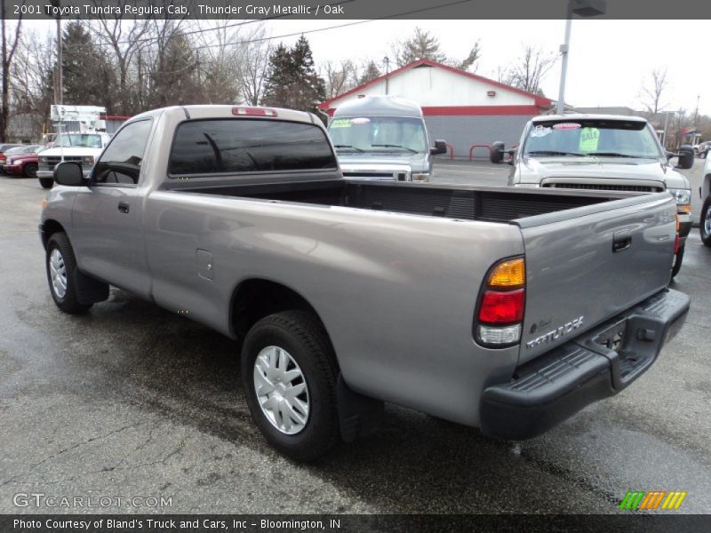 Thunder Gray Metallic / Oak 2001 Toyota Tundra Regular Cab