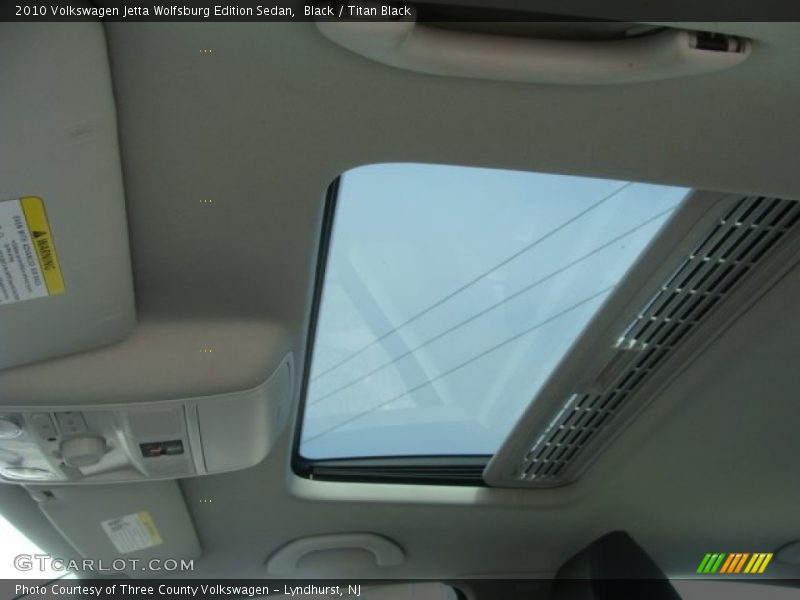 Black / Titan Black 2010 Volkswagen Jetta Wolfsburg Edition Sedan