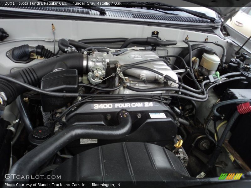 Thunder Gray Metallic / Oak 2001 Toyota Tundra Regular Cab