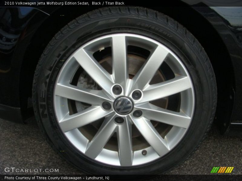 Black / Titan Black 2010 Volkswagen Jetta Wolfsburg Edition Sedan