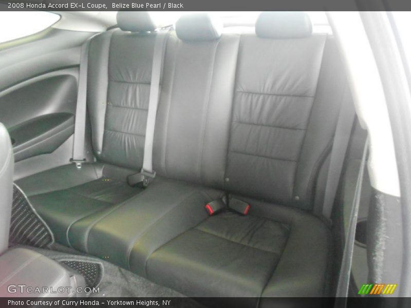 Rear Seat of 2008 Accord EX-L Coupe
